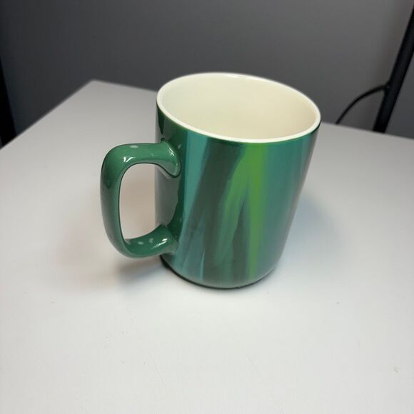 STARBUCKS 2022 Green Marbled Mermaid Siren Logo 15 Ounce Cup - Picture 2 of 6